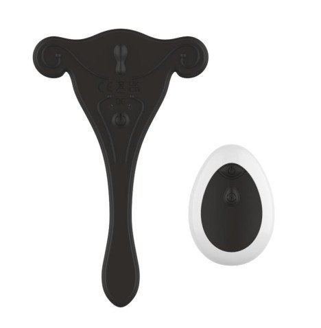 Panty Stimulator with Remote Control USB Black
