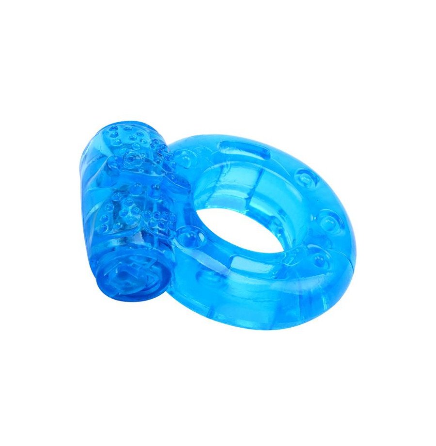Vibrating Cock Ring 1.8 cm Blue