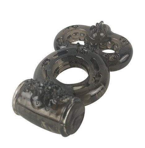 Penis Ring with Vibration Black